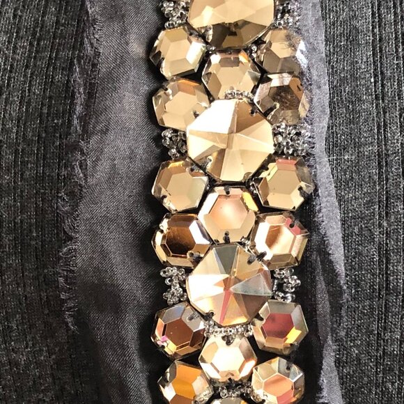 AUTHENTIC Vera Wang Embellished Tank Top: Size S - Picture 13 of 14